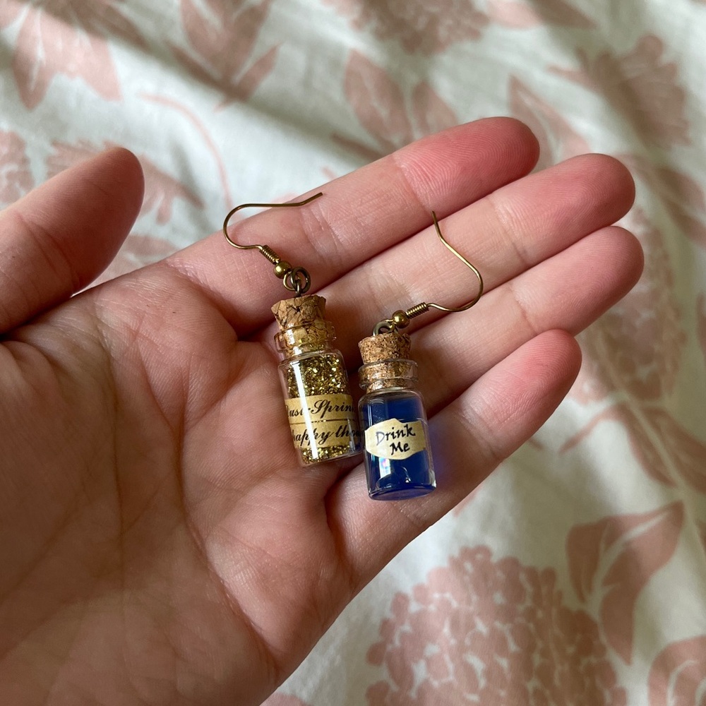 Disney Bottle Charm Earrings